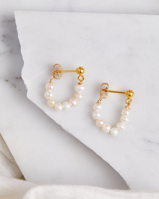 Ball and Pearl Studs
